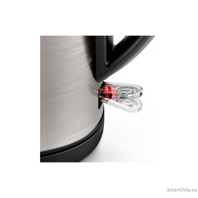 Bosch Kettle DesignLine TWK3P420 Electric 2400 W 1.7 L Stainless steel 360° rotational base Stainless steel/Black 1 Bosch Kettle DesignLine TWK3P420 Electric 2400 W 1.7 L Stainless steel 360° rotational base Stainless steel/Black 1
