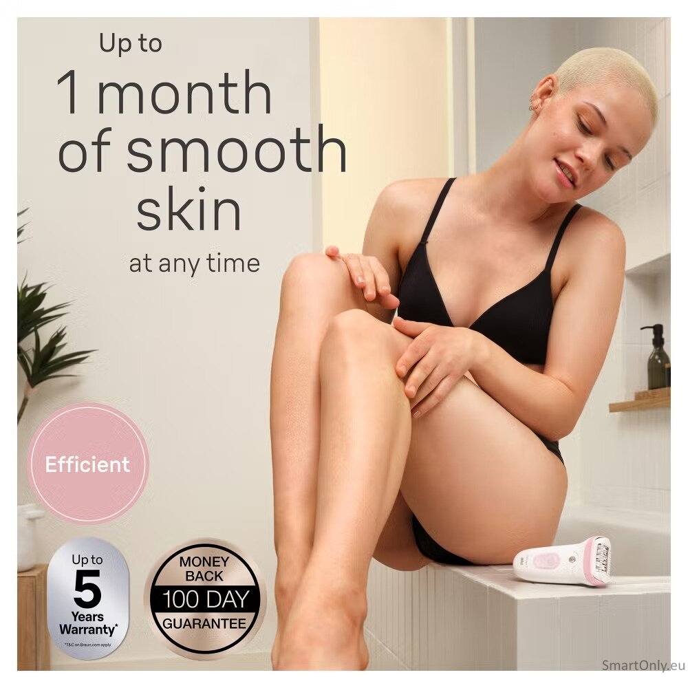 Braun | Epilator | Silk-épil Series 7 7-060 | Operating time (max) 40 min | Number of power levels 1 | Wet & Dry | White/Pink 1 Braun | Epilator | Silk-épil Series 7 7-060 | Operating time (max) 40 min | Number of power levels 1 | Wet & Dry | White/Pink 1