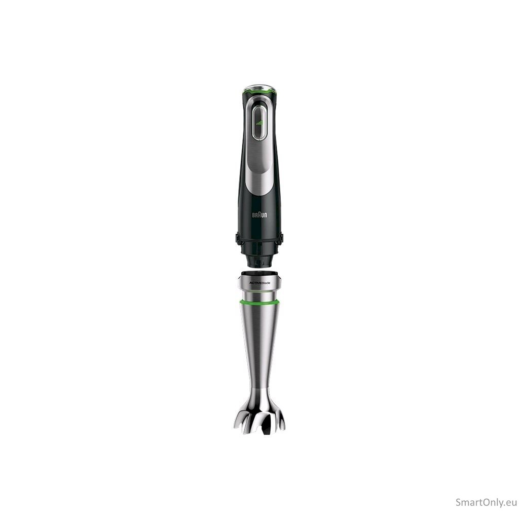 Braun Hand Blender MQ9138XI MultiQuick 9 Hand Blender 1200 W Number of speeds 3 Chopper Ice crushing Black/Stainless Steel 3