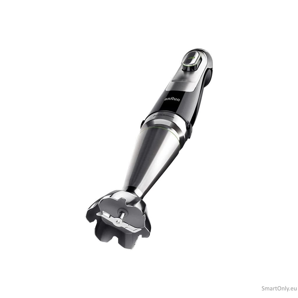 Braun Hand Blender MQ9138XI MultiQuick 9 Hand Blender 1200 W Number of speeds 3 Chopper Ice crushing Black/Stainless Steel 8