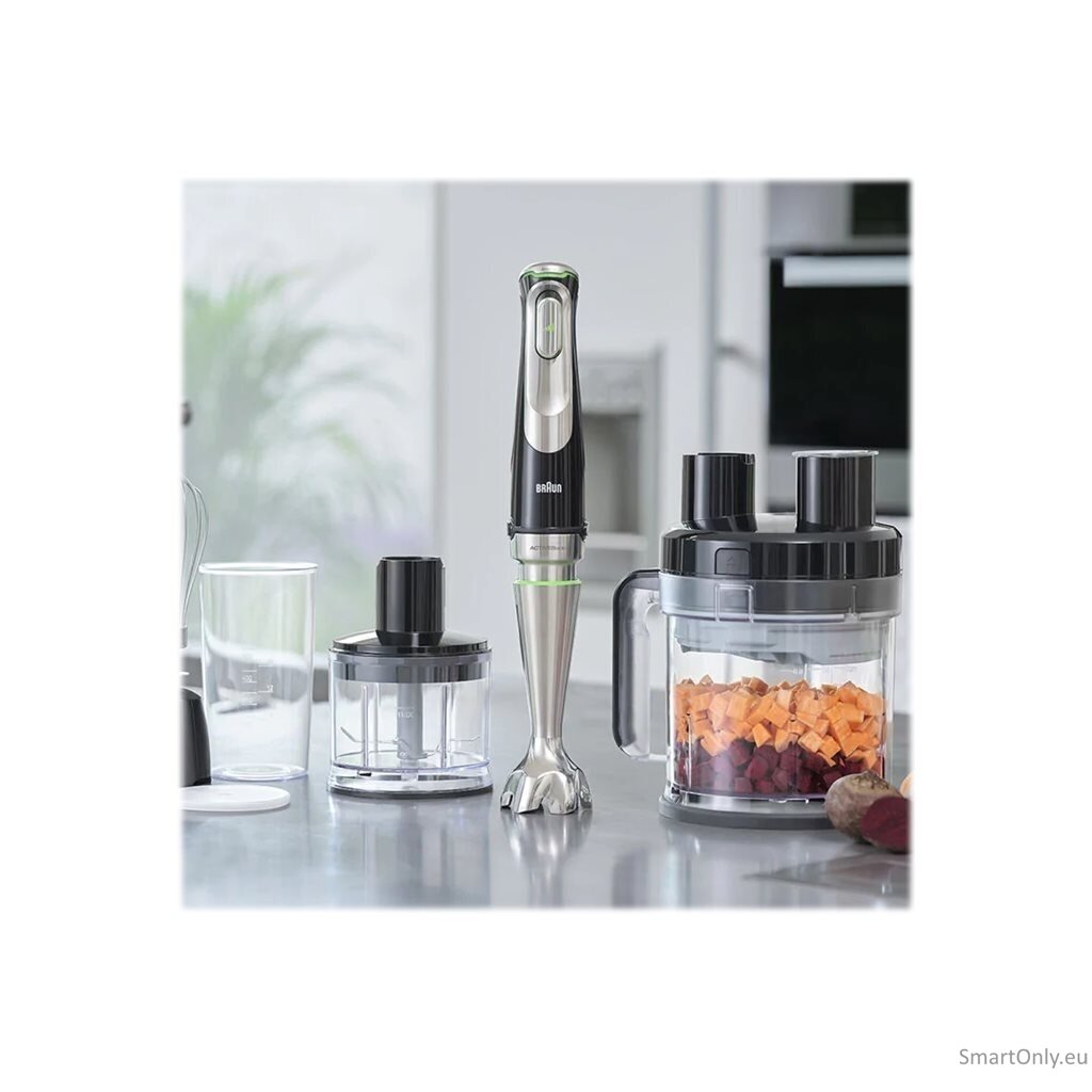 Braun MultiQuick 9 MQ9195XLI | Hand Blender | 1200 W | Number of speeds 3 | Black/Stainless Steel 10 Braun MultiQuick 9 MQ9195XLI | Hand Blender | 1200 W | Number of speeds 3 | Black/Stainless Steel 10