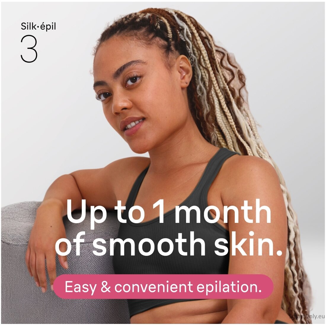 Braun Epilator | SE3-000 Silk épil 3 | Number of power levels 2 | White/Purple 5