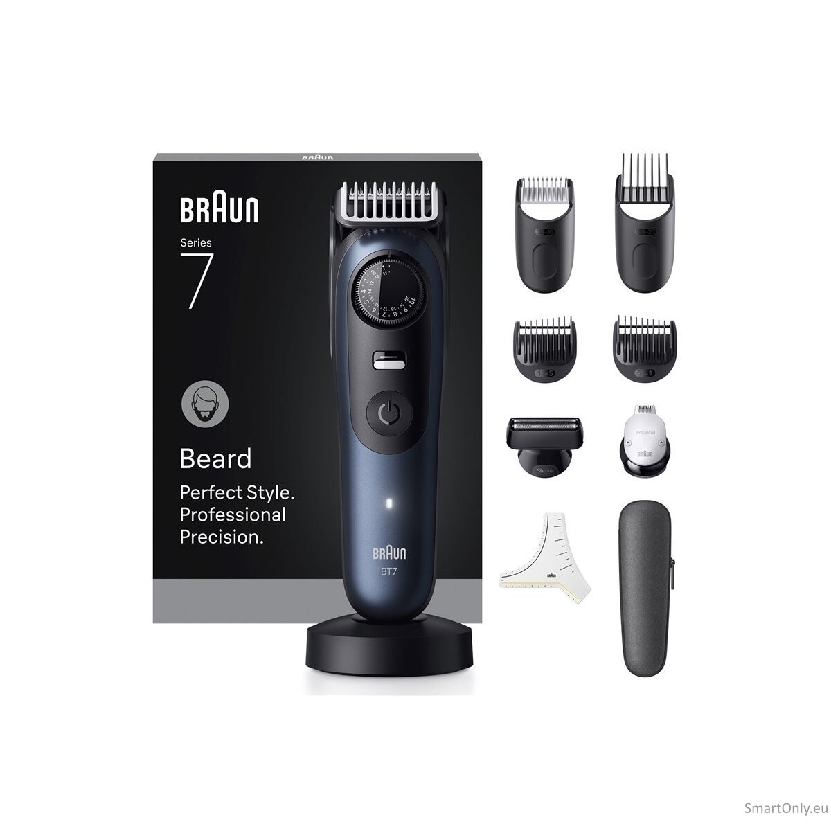 BRAUN Beard Trimmer BT7540 BLK/BLU 7 BRAUN Beard Trimmer BT7540 BLK/BLU 7