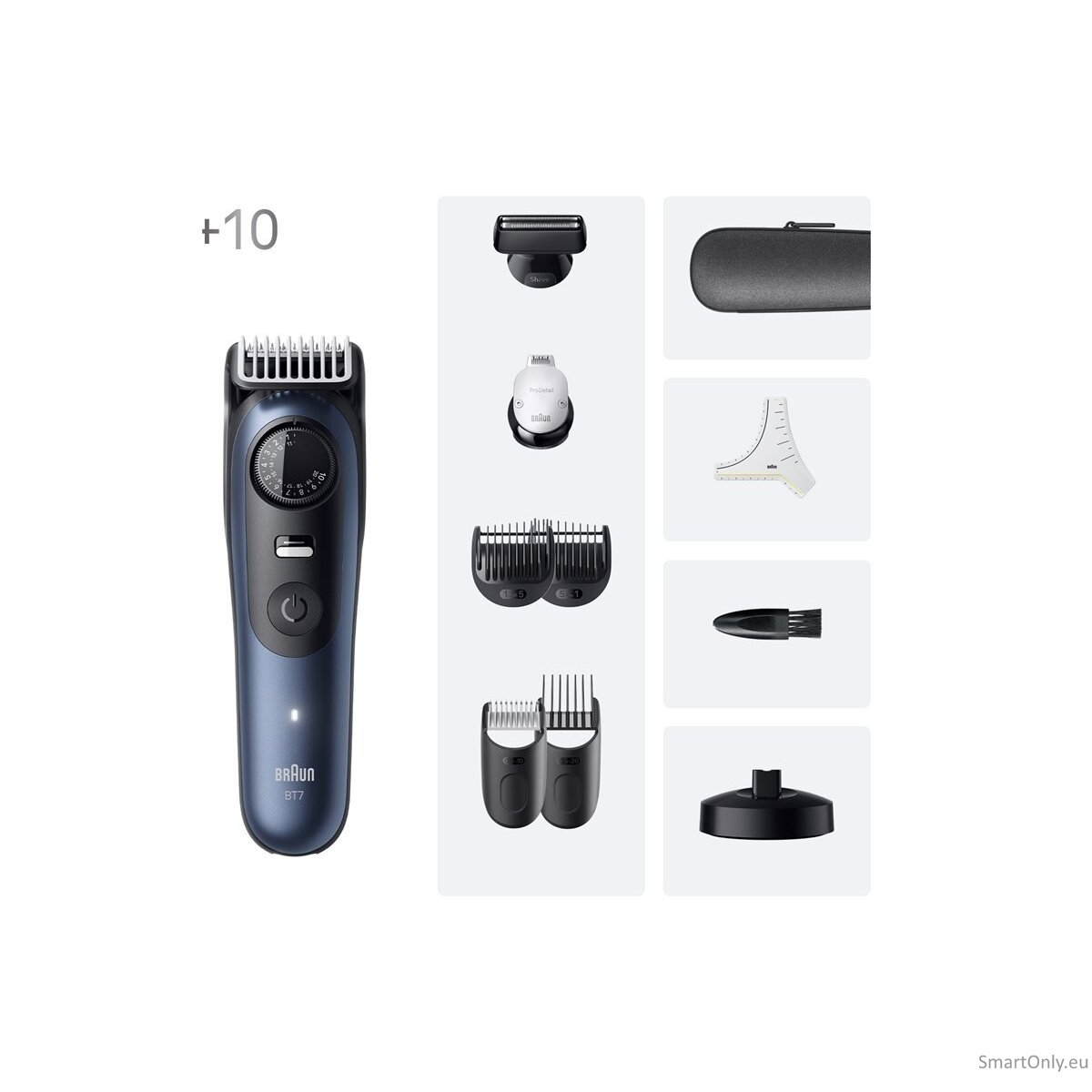 BRAUN Beard Trimmer BT7540 BLK/BLU 8