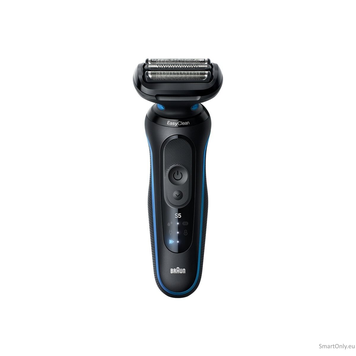 Braun Electric Shaver | Series 5 52-B1000s | Operating time (max) 50 min | Wet & Dry | Lithium Ion | Black/Blue