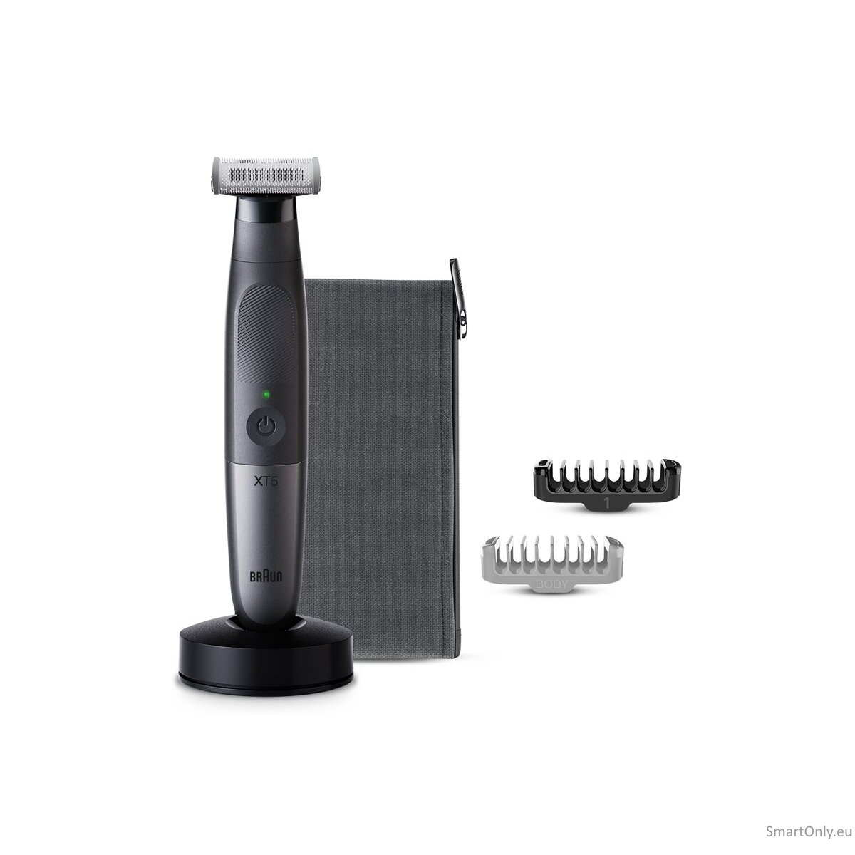 Braun Face and Body Hair trimmer | XT5300 Series XT5 | Cordless | Wet & Dry | Number of length steps 6 | Black/Silver 2
