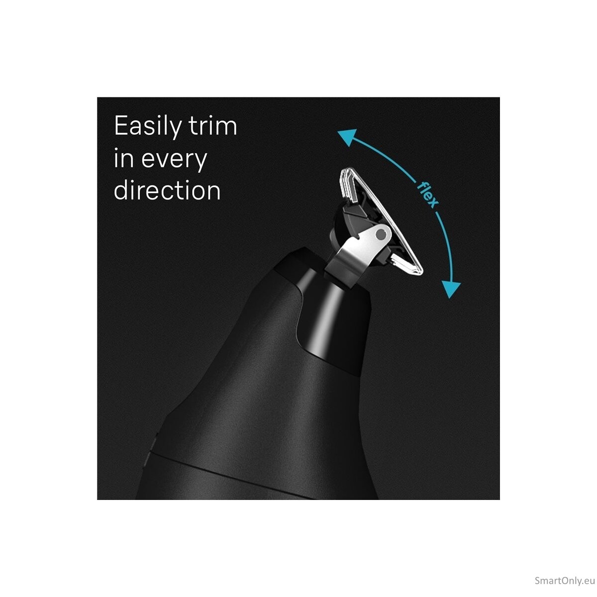 Braun Face and Body Hair trimmer | XT5300 Series XT5 | Cordless | Wet & Dry | Number of length steps 6 | Black/Silver 4 Braun Face and Body Hair trimmer | XT5300 Series XT5 | Cordless | Wet & Dry | Number of length steps 6 | Black/Silver 4