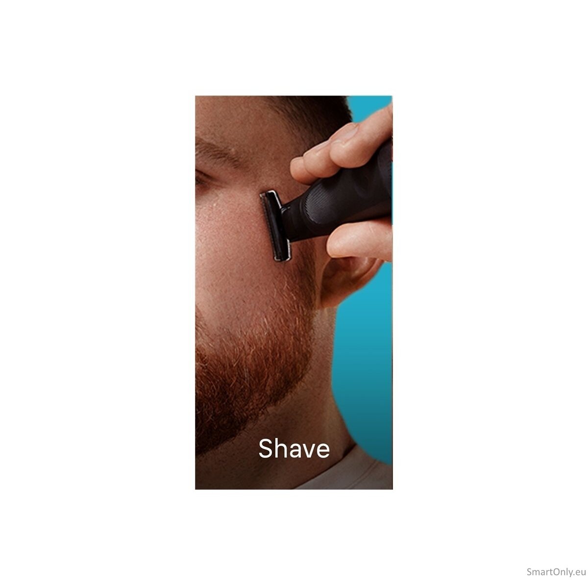 Braun Face and Body Hair trimmer | XT5300 Series XT5 | Cordless | Wet & Dry | Number of length steps 6 | Black/Silver 7