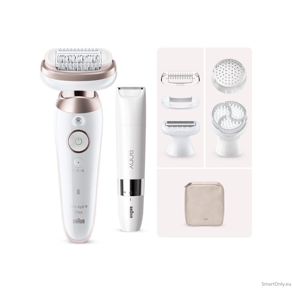 Braun SES9-360 Silk épil 9 Flex 3D, White/Rose 4