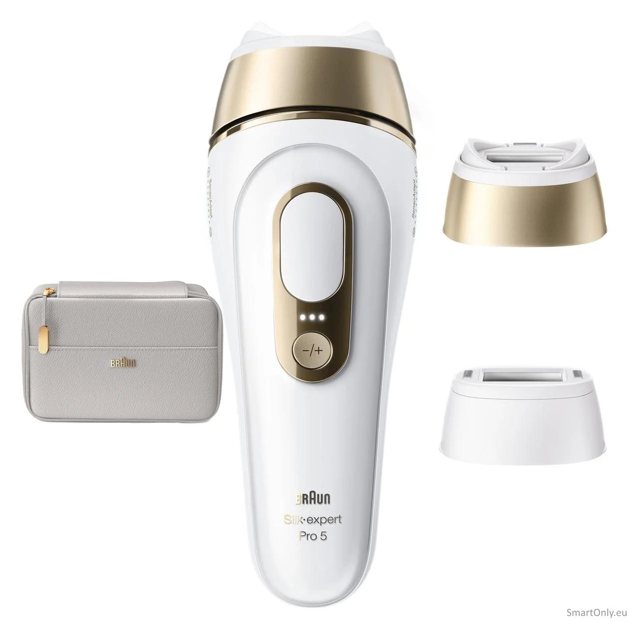Braun IPL Epilator | Silk expert Pro 5 PL5210 | Number of power levels 3 | White/Gold Braun IPL Epilator | Silk expert Pro 5 PL5210 | Number of power levels 3 | White/Gold