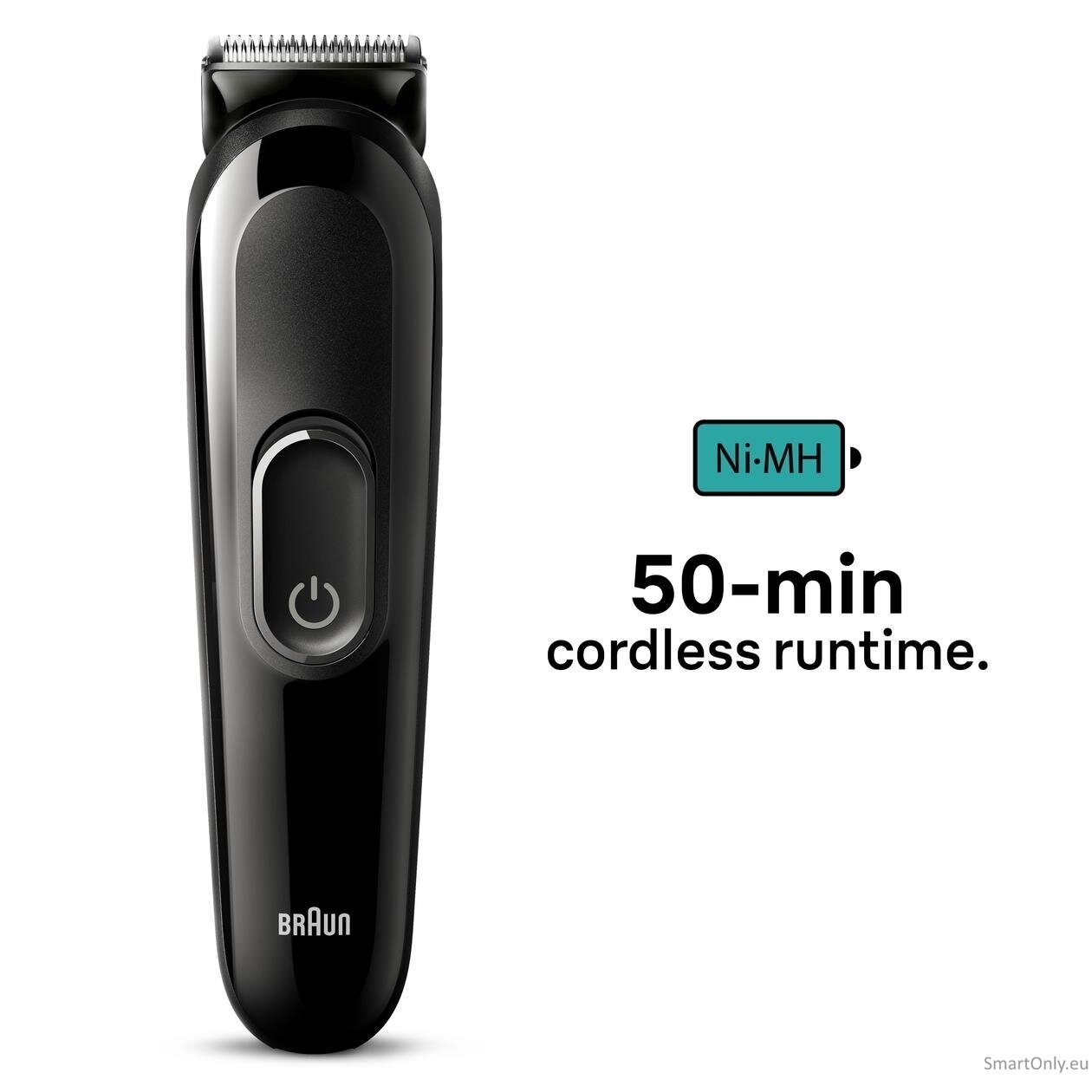 Braun Trimmer | 6-in-1 Style Kit 3 MGK3410 | Cordless | Number of length steps 13 | Black 2
