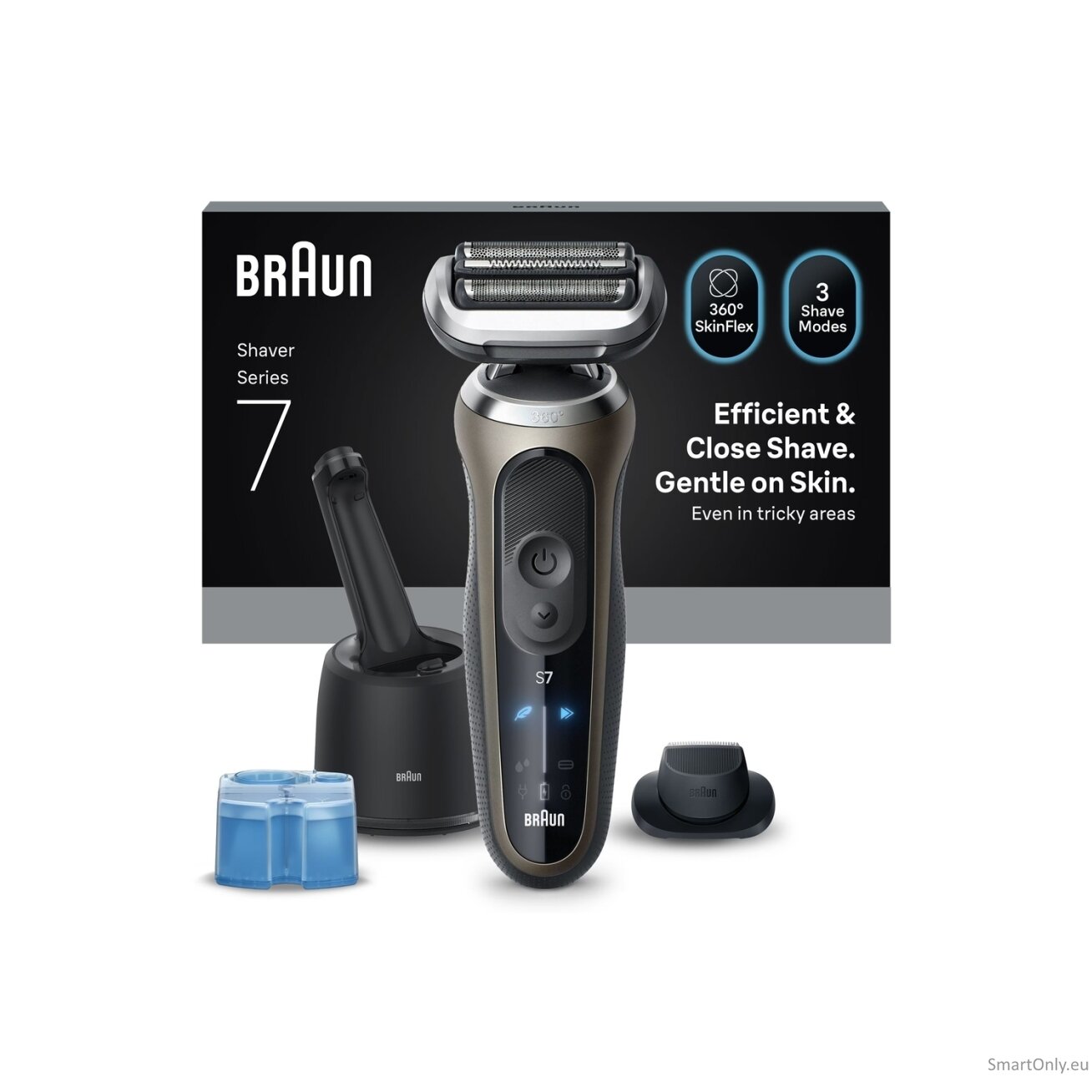 Braun 72-C7200cc Series 7 Shaver, Black/Gold | Braun 1 Braun 72-C7200cc Series 7 Shaver, Black/Gold | Braun 1