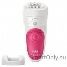Braun Epilator Silk-épil 5 SE5500 Operating time (max) 30 min Bulb lifetime (flashes) Not applicable Number of power levels 1 Wet & Dry White/Pink