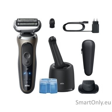 Braun 72-C7200cc Series 7 Shaver, Black/Gold | Braun