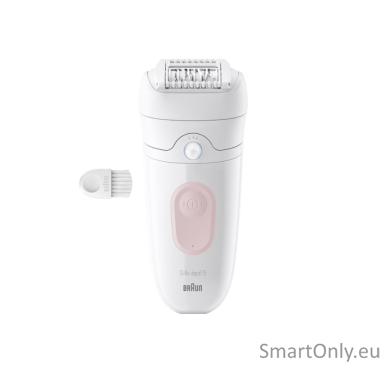 Braun Epilator | Silk-épil 5 SE5-000 | Operating time (max) 40 min | Number of power levels 2 | Wet & Dry | White/Pink