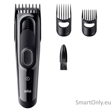Braun Hair Clipper | HC5530 Series 5 | Cordless | Number of length steps 17 | Black