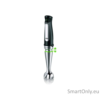 Braun | MQ7087 | Hand Blender | 1000 W | Number of speeds 1 | Black