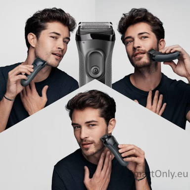 Braun Shave&Style Shaver | 3000BT Series 3 | Operating time (max) 45 min | NiMH | Black