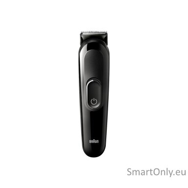 Braun Trimmer | 6-in-1 Style Kit 3 MGK3410 | Cordless | Number of length steps 13 | Black