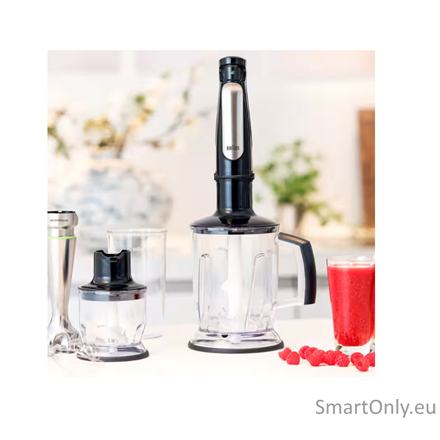 Braun | MultiQuick 7 Hand Blender | MQ 7045X | Hand Blender | 1000 W | Number of speeds 6 | Chopper | Black/Stainless steel 2 Braun | MultiQuick 7 Hand Blender | MQ 7045X | Hand Blender | 1000 W | Number of speeds 6 | Chopper | Black/Stainless steel 2