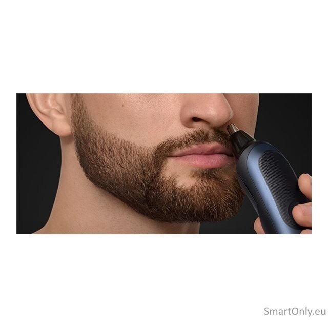 Braun Hair Trimmer | All-in-One Series 7 AIO7580 | Cordless | Wet & Dry | Number of length steps 14 | Blue/Black 5 Braun Hair Trimmer | All-in-One Series 7 AIO7580 | Cordless | Wet & Dry | Number of length steps 14 | Blue/Black 5