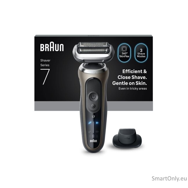 Braun 72-C1200s Series 7 Shaver, Gold Braun 72-C1200s Series 7 Shaver, Gold