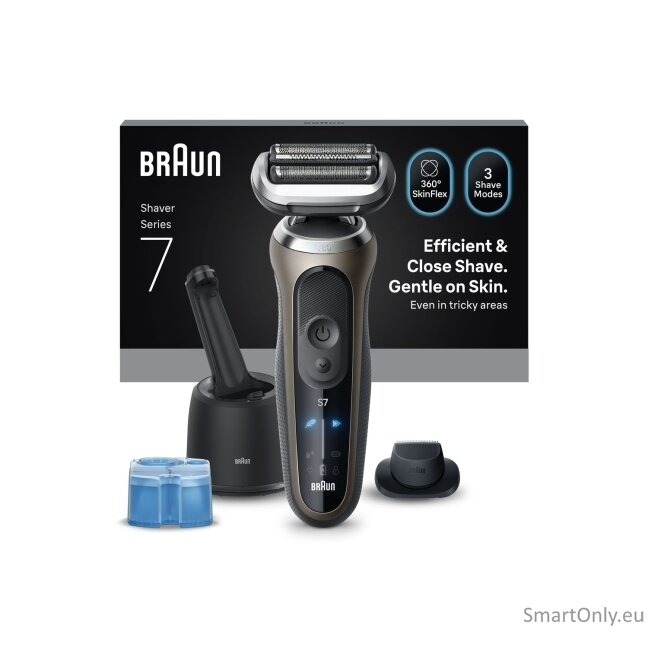 Braun 72-C7200cc Series 7 Shaver, Black/Gold | Braun 1 Braun 72-C7200cc Series 7 Shaver, Black/Gold | Braun 1
