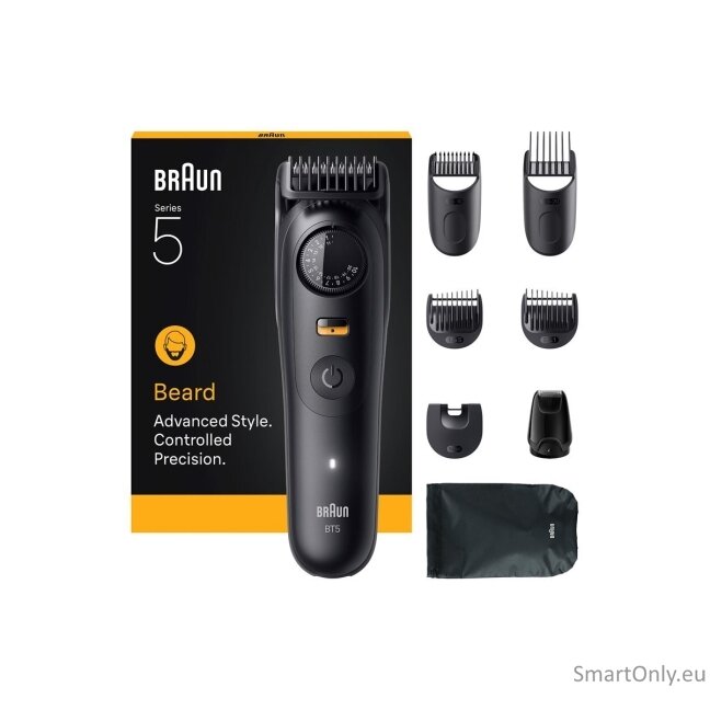 BRAUN Beard Trimmer BT5560 BLKMAT BRAUN Beard Trimmer BT5560 BLKMAT