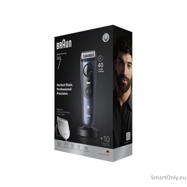 BRAUN Beard Trimmer BT7540 BLK/BLU 5 BRAUN Beard Trimmer BT7540 BLK/BLU 5