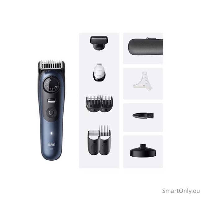 BRAUN Beard Trimmer BT7540 BLK/BLU 6 BRAUN Beard Trimmer BT7540 BLK/BLU 6