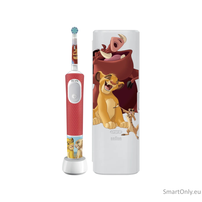 Braun | Electric Toothbrush | Vitality PRO Kids 3+ Lion King | Rechargeable | For children | Number of brush heads included 1 | Number of teeth brushing modes 2