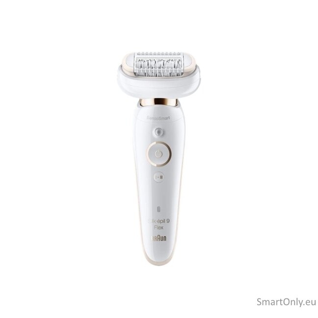 Braun Epilator | SES9-030 3D Silk-Epilk 9 Flex | Operating time (max) 50 min | Number of power levels 2 | Wet & Dry | White/Rose Braun Epilator | SES9-030 3D Silk-Epilk 9 Flex | Operating time (max) 50 min | Number of power levels 2 | Wet & Dry | White/Rose