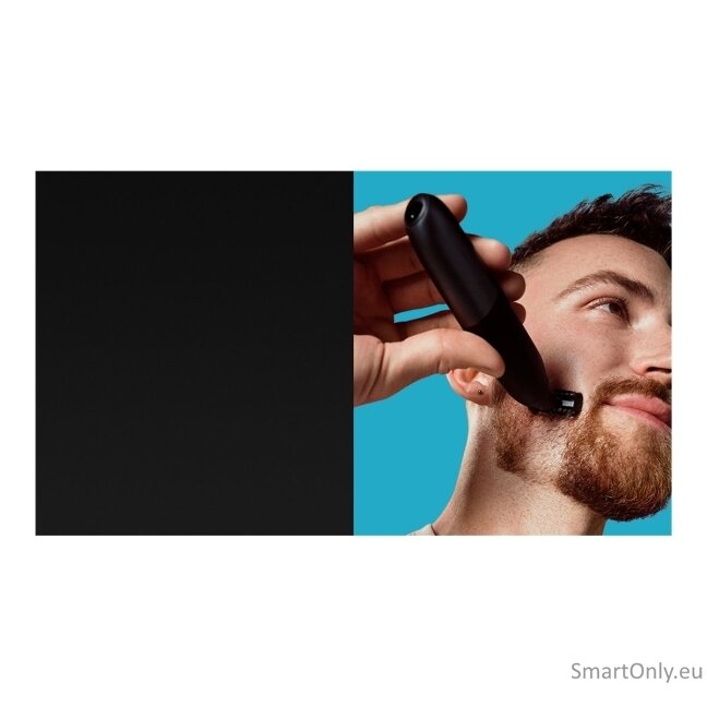 Braun Face and Body Hair trimmer | XT5300 Series XT5 | Cordless | Wet & Dry | Number of length steps 6 | Black/Silver 6