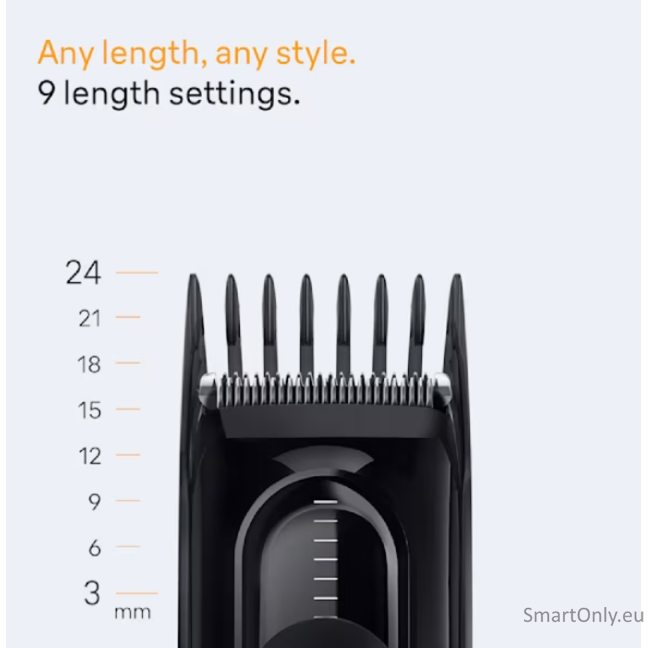 BRAUN Hairclip HC5510 BLK 3 BRAUN Hairclip HC5510 BLK 3