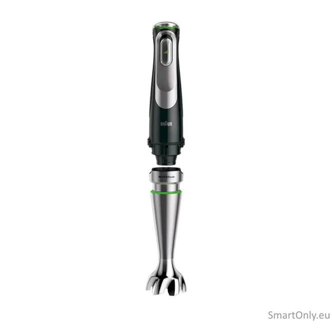 Braun Hand Blender MQ9138XI MultiQuick 9 Hand Blender 1200 W Number of speeds 3 Chopper Ice crushing Black/Stainless Steel 1