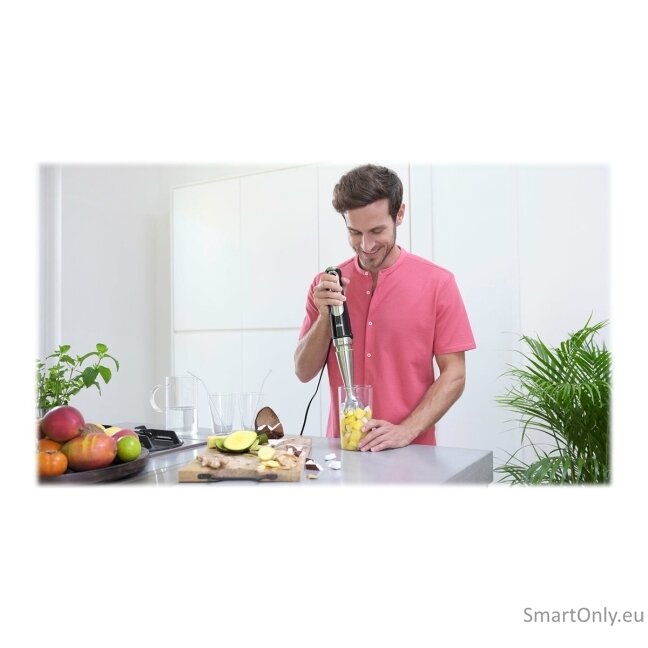 Braun Hand Blender MQ9138XI MultiQuick 9 Hand Blender 1200 W Number of speeds 3 Chopper Ice crushing Black/Stainless Steel 4 Braun Hand Blender MQ9138XI MultiQuick 9 Hand Blender 1200 W Number of speeds 3 Chopper Ice crushing Black/Stainless Steel 4