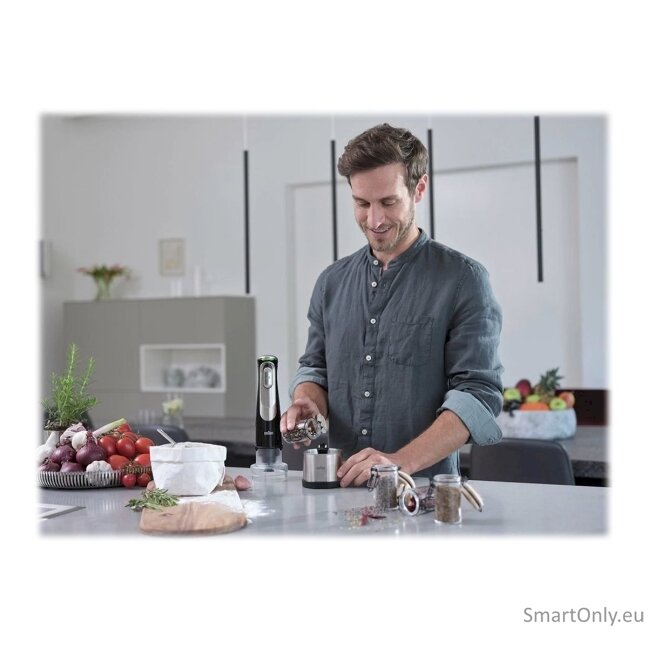 Braun Hand Blender MQ9138XI MultiQuick 9 Hand Blender 1200 W Number of speeds 3 Chopper Ice crushing Black/Stainless Steel 5