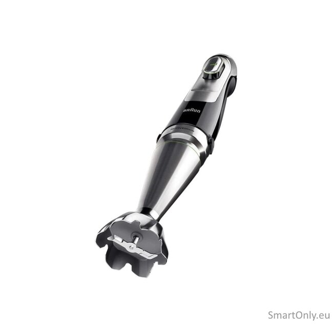 Braun Hand Blender MQ9138XI MultiQuick 9 Hand Blender 1200 W Number of speeds 3 Chopper Ice crushing Black/Stainless Steel 8 Braun Hand Blender MQ9138XI MultiQuick 9 Hand Blender 1200 W Number of speeds 3 Chopper Ice crushing Black/Stainless Steel 8