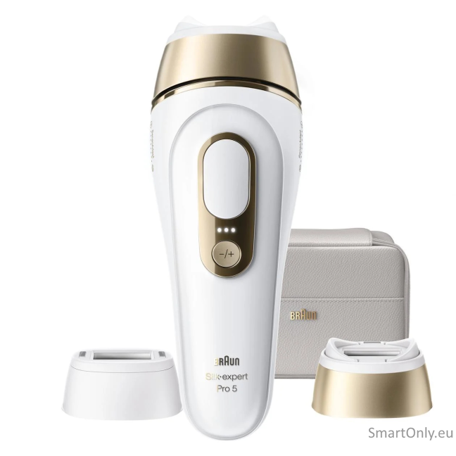 Braun IPL Epilator | Silk expert Pro 5 PL5210 | Number of power levels 3 | White/Gold 2 Braun IPL Epilator | Silk expert Pro 5 PL5210 | Number of power levels 3 | White/Gold 2