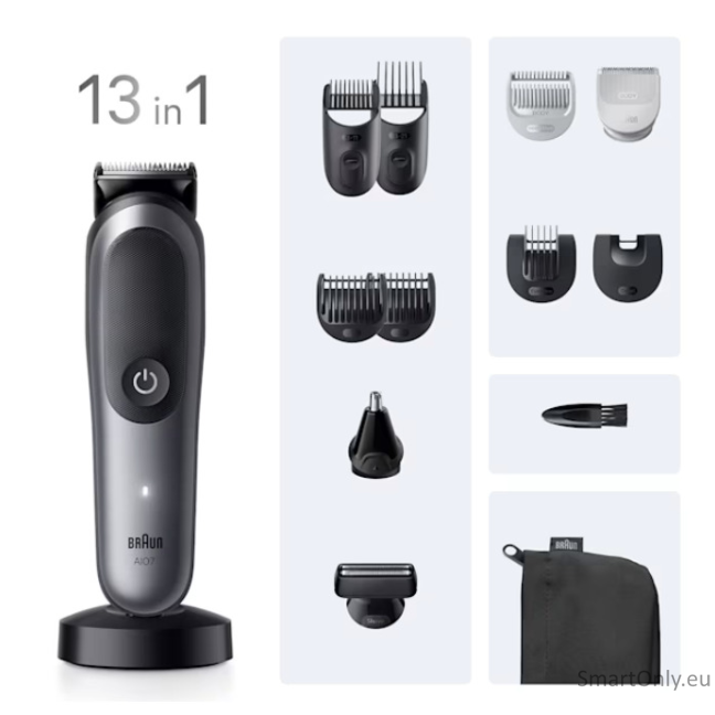 BRAUN Multi Groomer AIO7560 BlkSpcGry 5