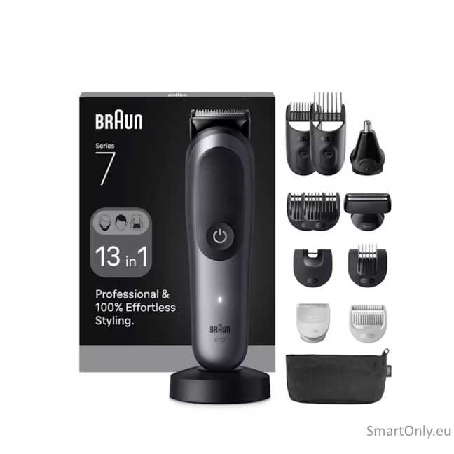 BRAUN Multi Groomer AIO7560 BlkSpcGry