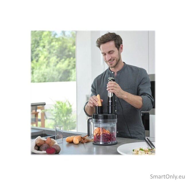 Braun MultiQuick 9 MQ9195XLI | Hand Blender | 1200 W | Number of speeds 3 | Black/Stainless Steel 9 Braun MultiQuick 9 MQ9195XLI | Hand Blender | 1200 W | Number of speeds 3 | Black/Stainless Steel 9