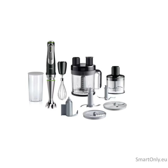 Braun MultiQuick 9 MQ9195XLI | Hand Blender | 1200 W | Number of speeds 3 | Black/Stainless Steel Braun MultiQuick 9 MQ9195XLI | Hand Blender | 1200 W | Number of speeds 3 | Black/Stainless Steel