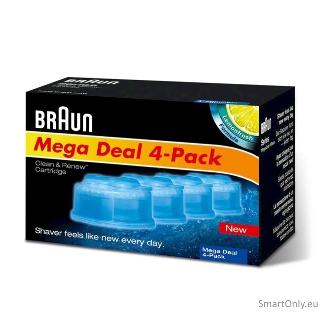Braun Refills 4 Pack Clean and Renew CCR4 3+1 Braun Refills 4 Pack Clean and Renew CCR4 3+1