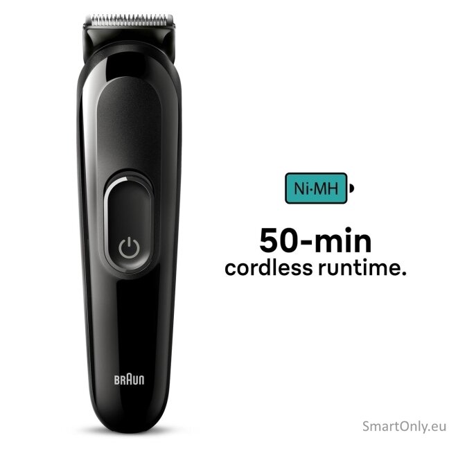 Braun Trimmer | 6-in-1 Style Kit 3 MGK3410 | Cordless | Number of length steps 13 | Black 2 Braun Trimmer | 6-in-1 Style Kit 3 MGK3410 | Cordless | Number of length steps 13 | Black 2