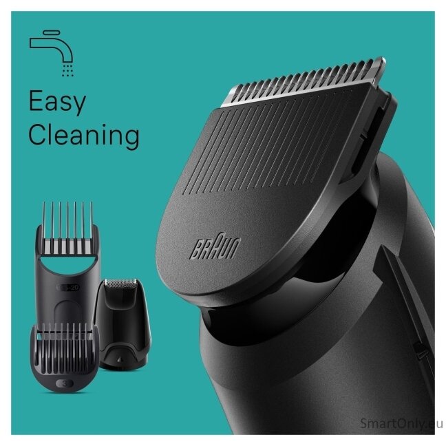 Braun Trimmer | 6-in-1 Style Kit 3 MGK3410 | Cordless | Number of length steps 13 | Black 4 Braun Trimmer | 6-in-1 Style Kit 3 MGK3410 | Cordless | Number of length steps 13 | Black 4