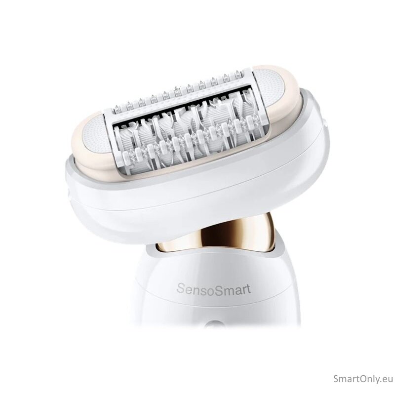 Braun Epilator | SES9-030 3D Silk-Epilk 9 Flex | Operating time (max) 50 min | Number of power levels 2 | Wet & Dry | White/Rose 2