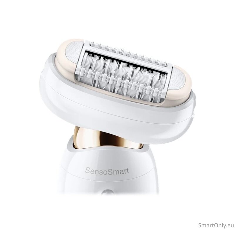 Braun Epilator | SES9-030 3D Silk-Epilk 9 Flex | Operating time (max) 50 min | Number of power levels 2 | Wet & Dry | White/Rose 3 Braun Epilator | SES9-030 3D Silk-Epilk 9 Flex | Operating time (max) 50 min | Number of power levels 2 | Wet & Dry | White/Rose 3
