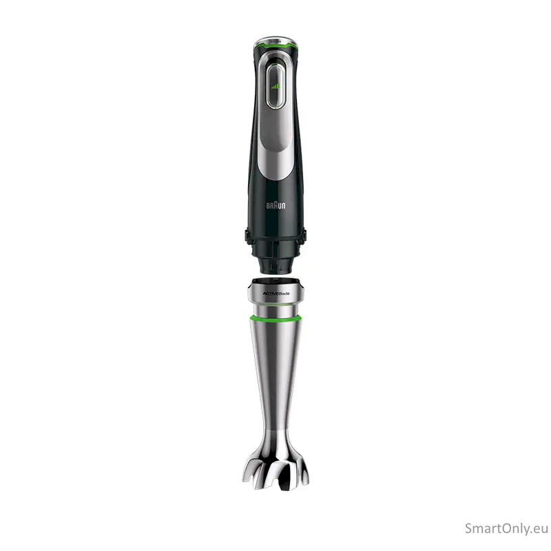 Braun Hand Blender MQ9138XI MultiQuick 9 Hand Blender 1200 W Number of speeds 3 Chopper Ice crushing Black/Stainless Steel 1