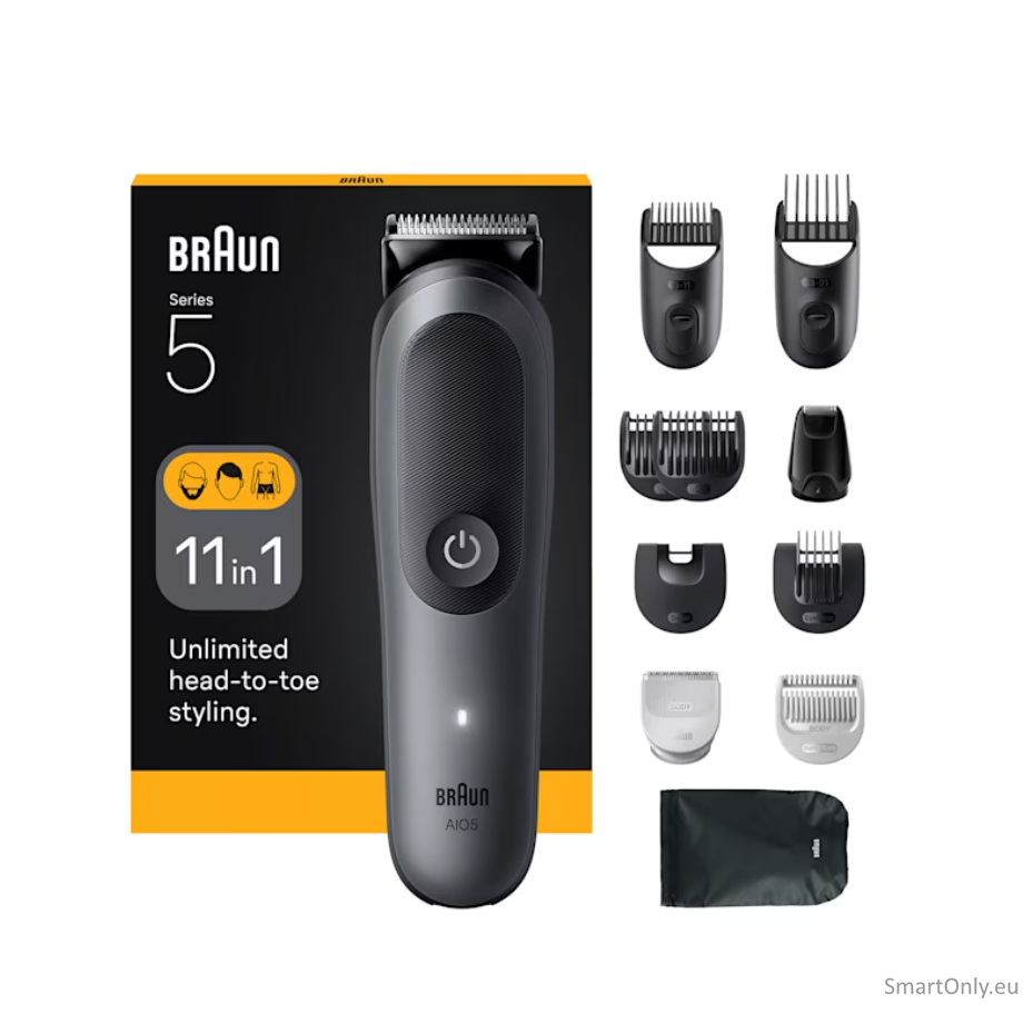 BRAUN Multi Groomer AIO5560  MSGREY